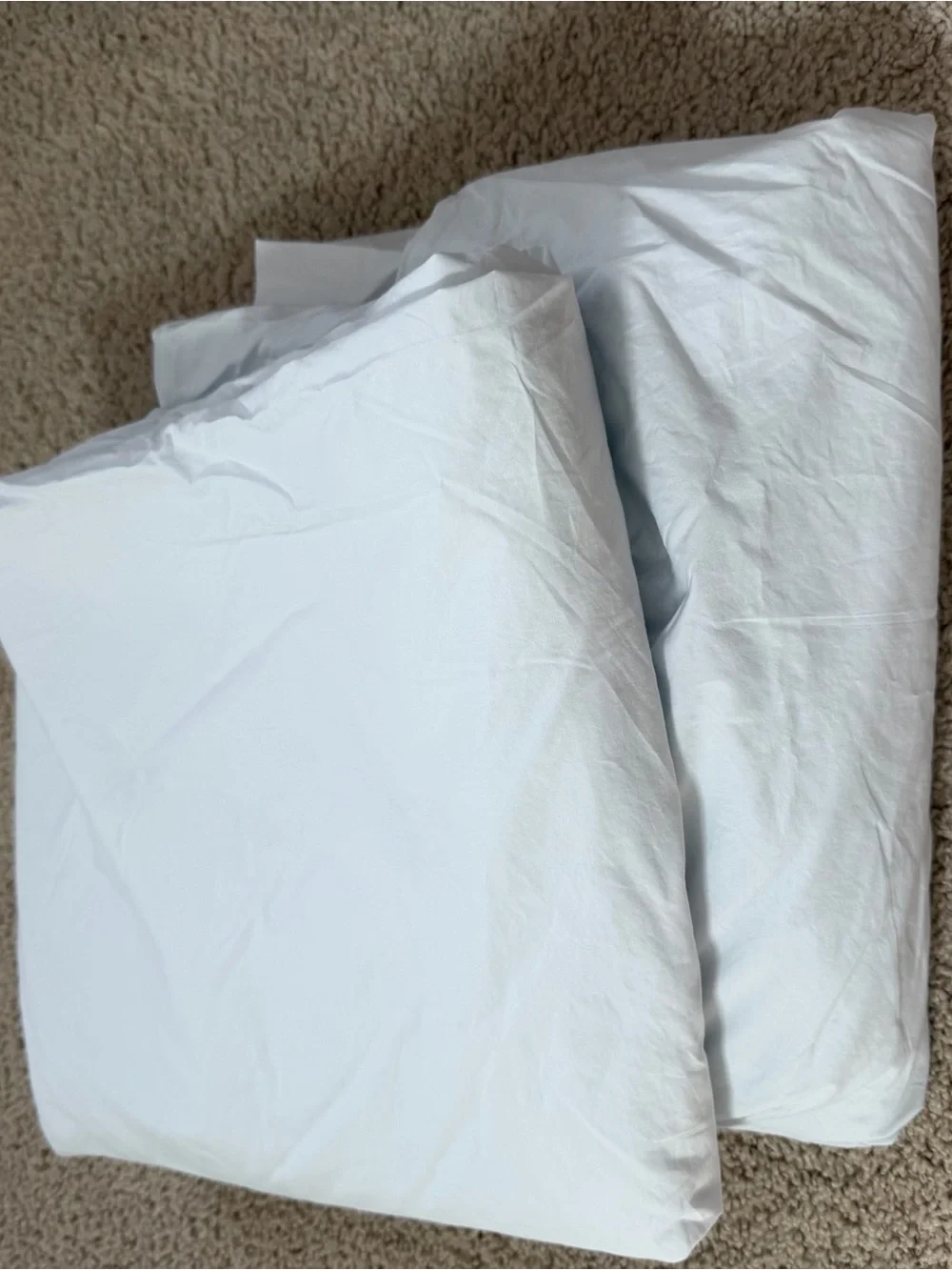 Brooklinen Light Blue king size sheet set